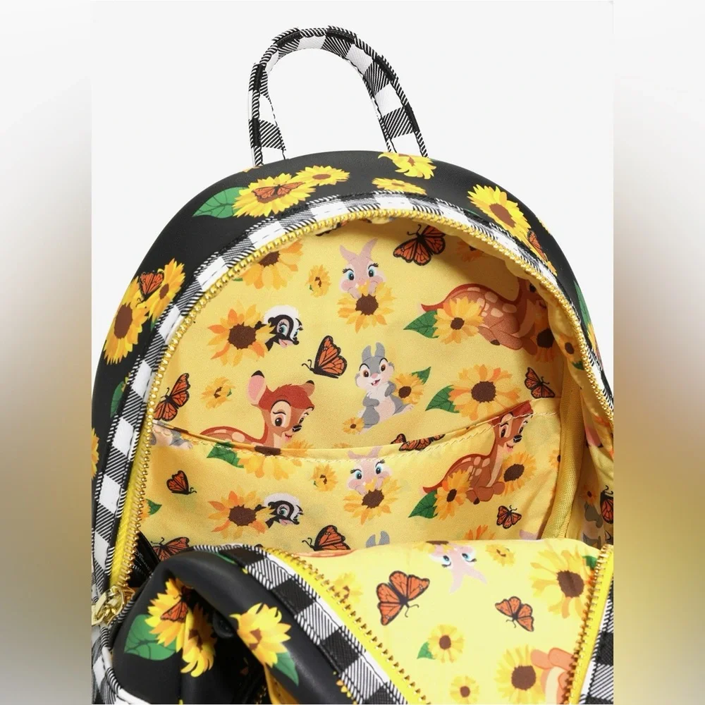Loungefly Disney Bambi Sunflower Friends Mini-Backpack NWT